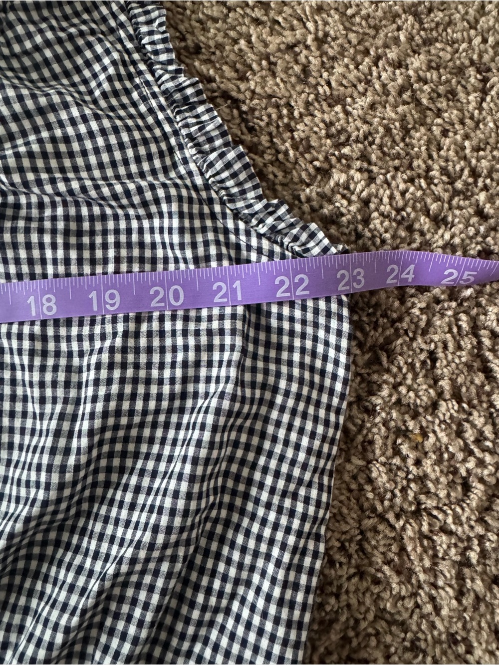 NWT GAP x DÔEN Navy Gingham Crop Tank Top, Large, RARE SOLD OUT collection - Picture 10 of 10
